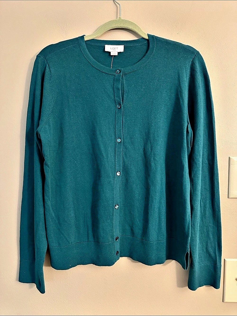 Loft Crew Neck Cardigan